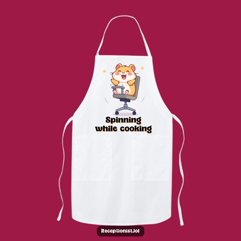 Funny Hamster Chef Apron: Hilarious Gift for Joyful Cooks