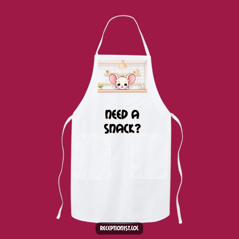 Funny Mouse Kitchen Helper Apron: Giggle-Worthy Gift for Home Cooks