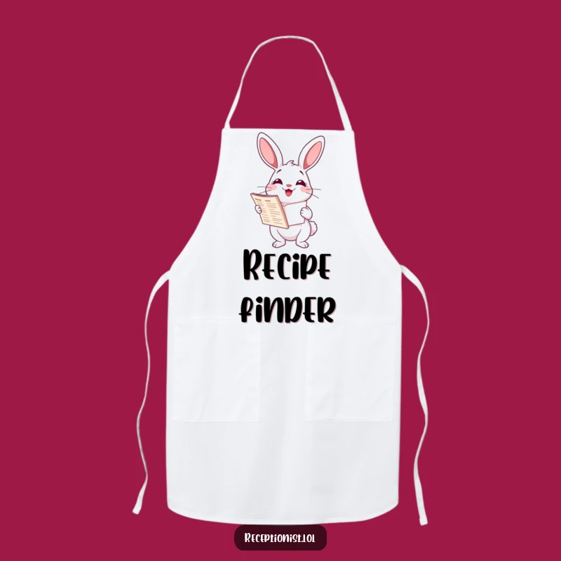 Funny Rabbit Chef Apron: Hilarious Cartoon for the Helpful Home Cook