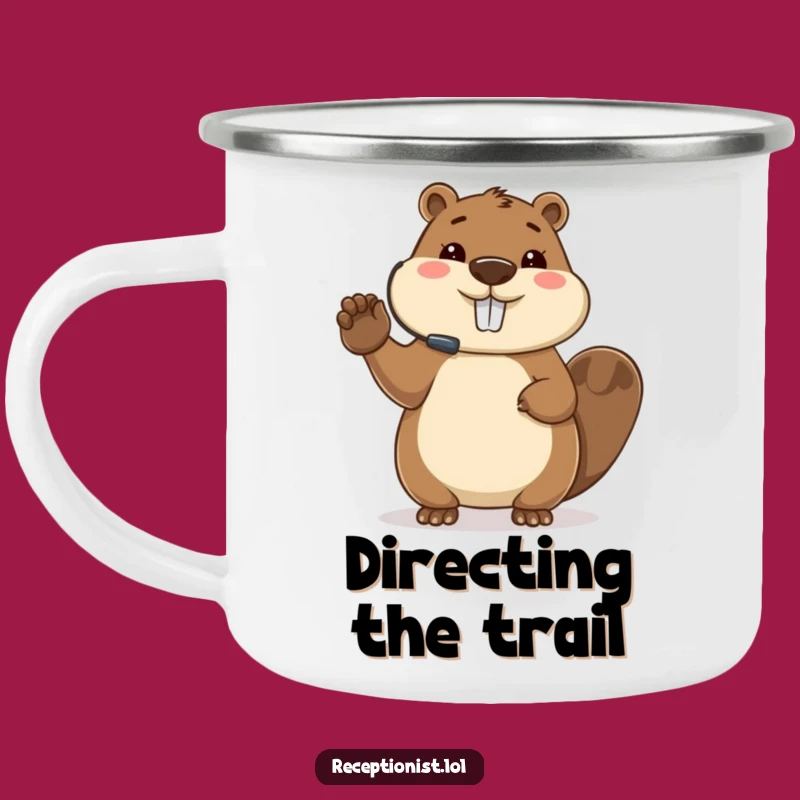 Funny Beaver Camping Mug: Outdoor Host Gift for Busy Campers