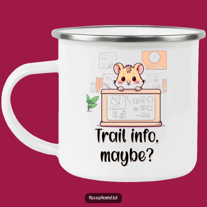 Funny Hamster Camping Mug: Adventure Desk Buddy, The Ultimate Funny Gift for Outdoors!