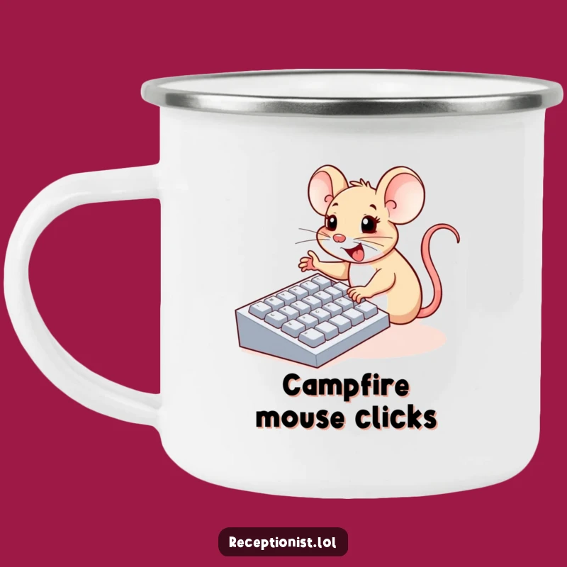 Funny Mouse Keyboard Camping Mug: Hilarious Tech Outdoor Mug