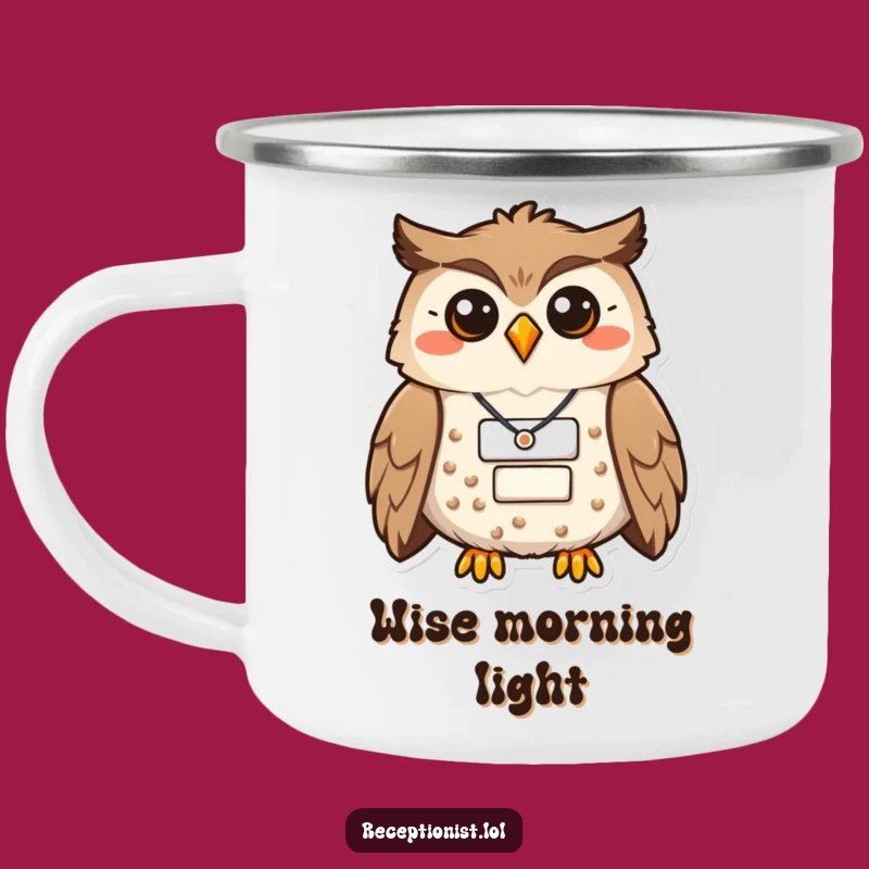 Funny Proud Owl Camp Mug: Hilarious & Wise Outdoor Gift
