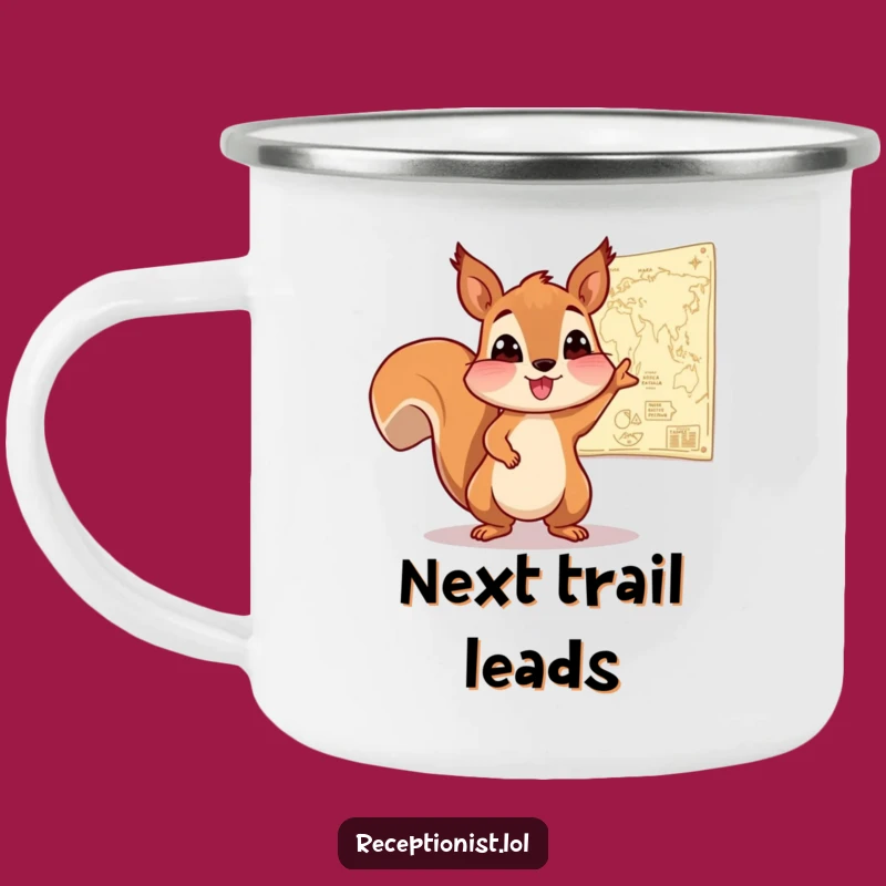 Funny Squirrel Explorer Mug: Hilarious Camping Gift for Trailblazers