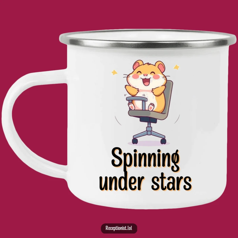 Funny Hamster Camp Mug: Hilarious Gift for Joyful Adventures