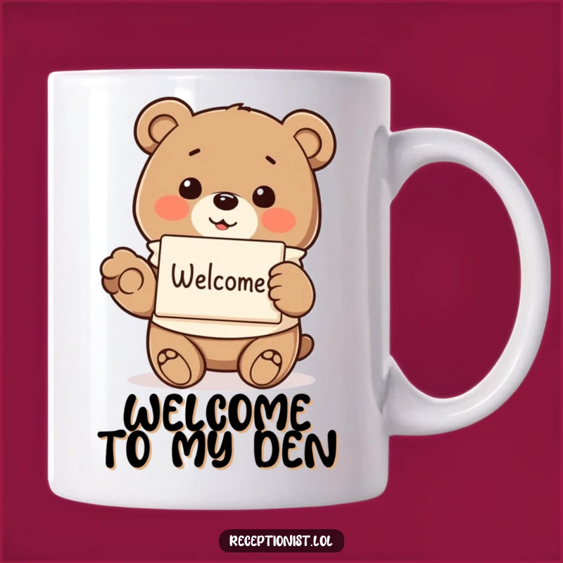 Funny Bear Welcoming Mug: A Gentle and Hilarious Greeting for All