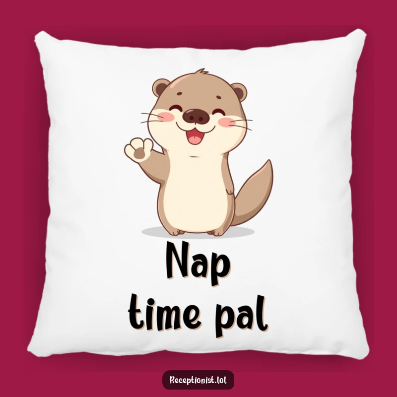 Funny Otter Hug Pillow: Soft and Hilarious Gift for Ultimate Comfort