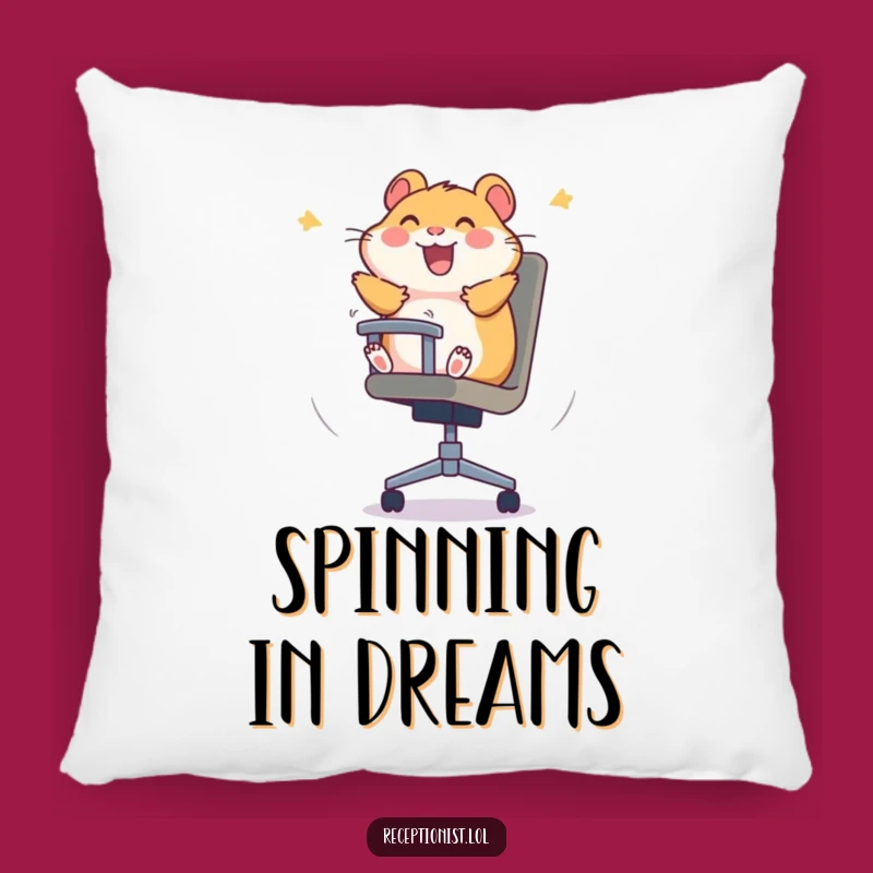 Funny Hamster Comfort Pillow: Hilarious Gift for Joyful Slumber