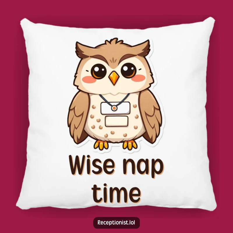 Funny Owl Comfort Pillow: Hilarious & Wise Gift for Cozy Moments