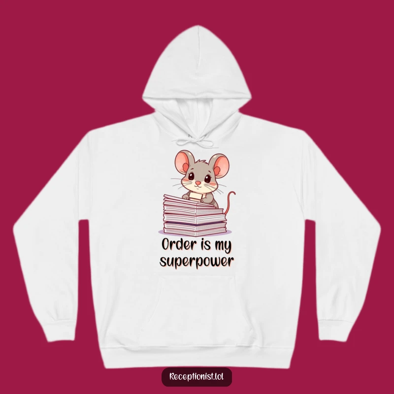 Funny Mouse Hoodie: Cozy and Hilarious T-Shirt for the Ultimate Paperwork Hero