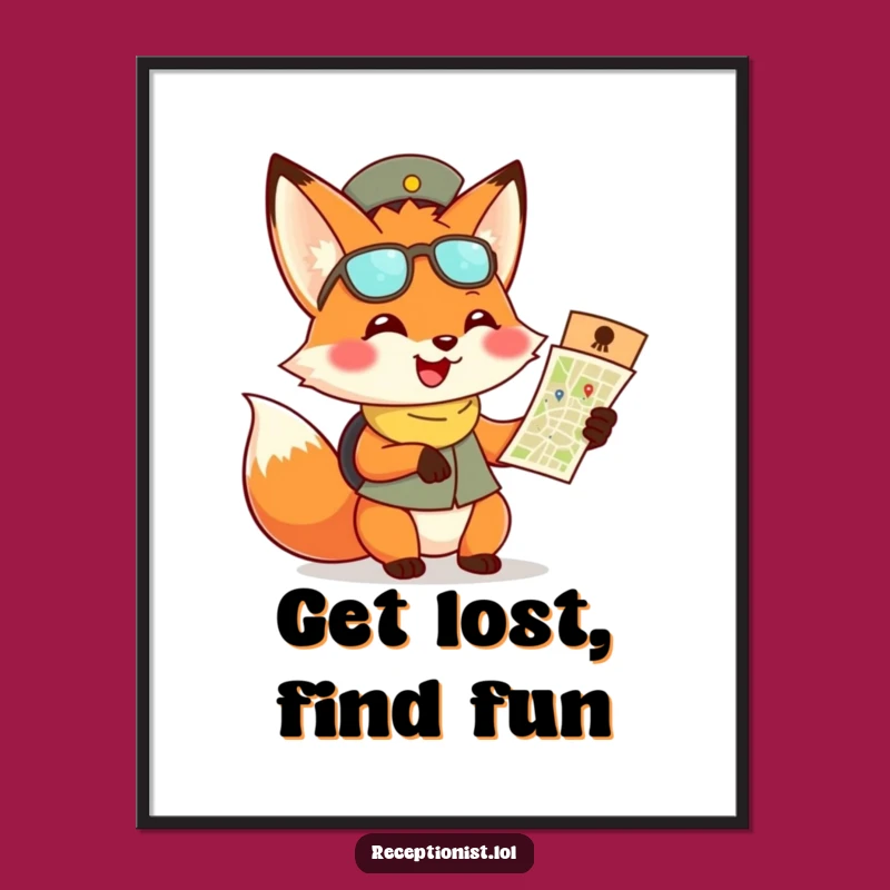 Free Printable Fox Receptionist Wall Art: Whimsical Downloadable Decor