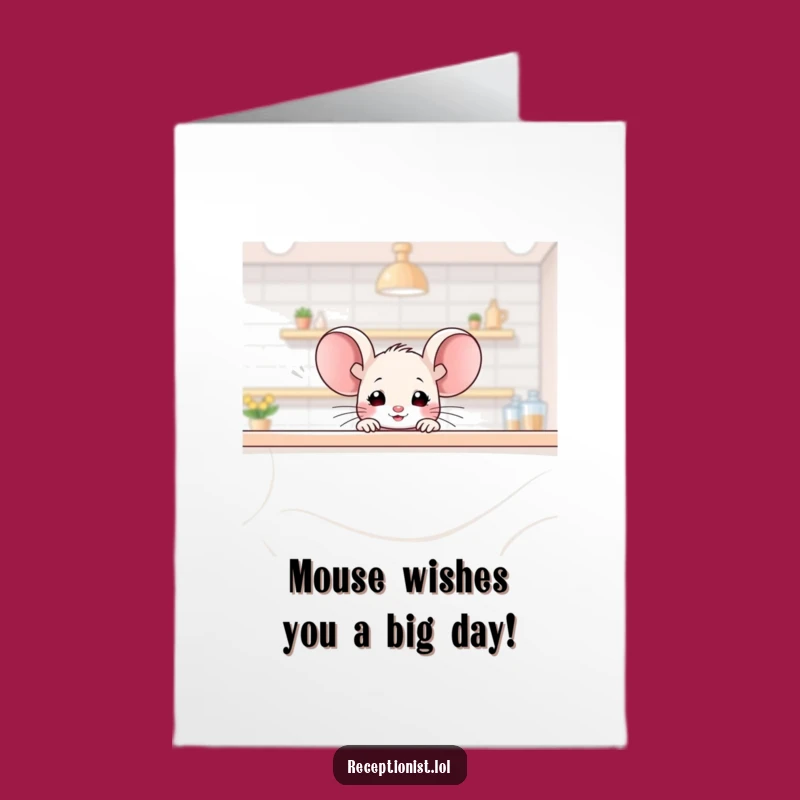Free Printable Mouse Birthday Card: Cute & Funny Downloadable Gift!