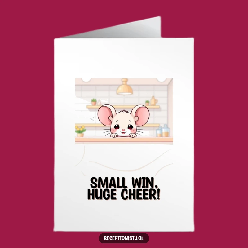 Free Printable Mouse Congrats Card: Sweet & Funny Downloadable Gift!