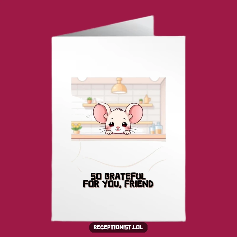 Free Printable Mouse Thank You Card: Adorable & Funny Downloadable Gift!