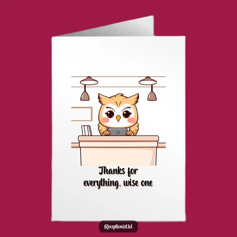 Free Printable Thank You Owl Card: Grateful Downloadable Gift