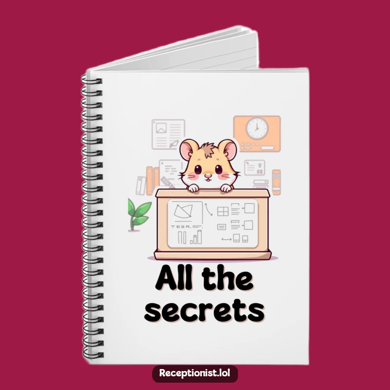 Funny Hamster Notepad: Jot Down Ideas with Desk Humor, Perfect Funny Gift for Writers!