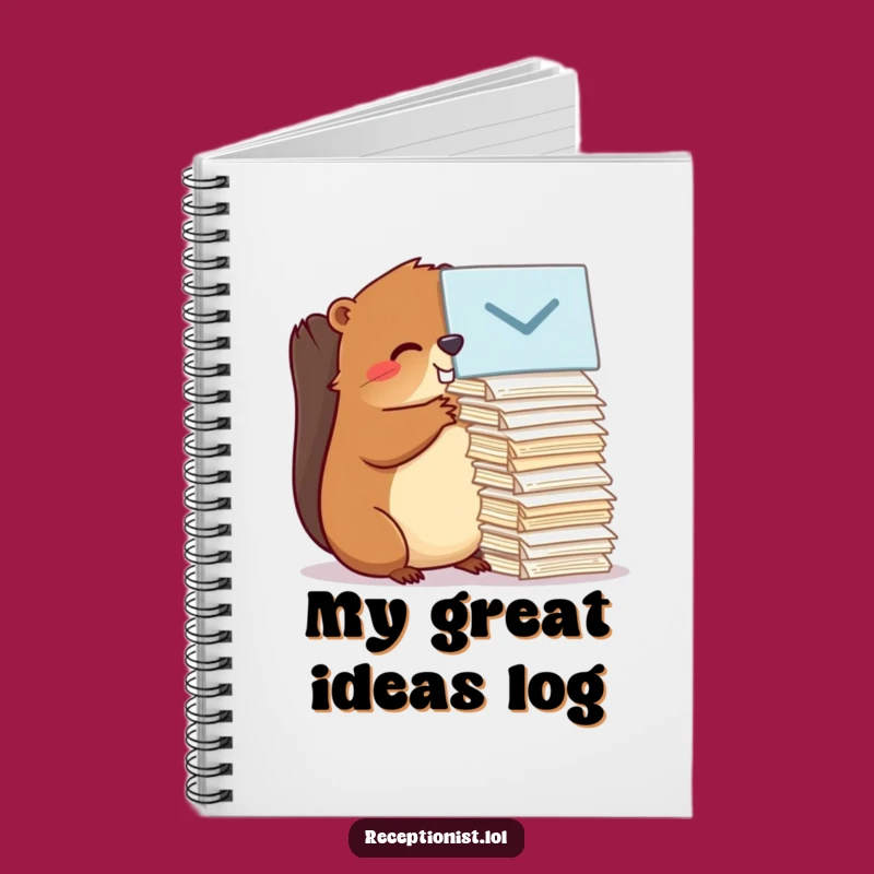 Funny Beaver Organizer Notebook: Hilarious Gift for Busy Note-Takers