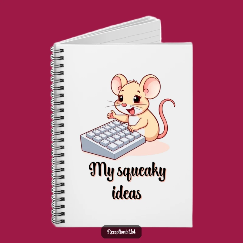Funny Mouse Keyboard Notebook: Journal Your Ideas and Code