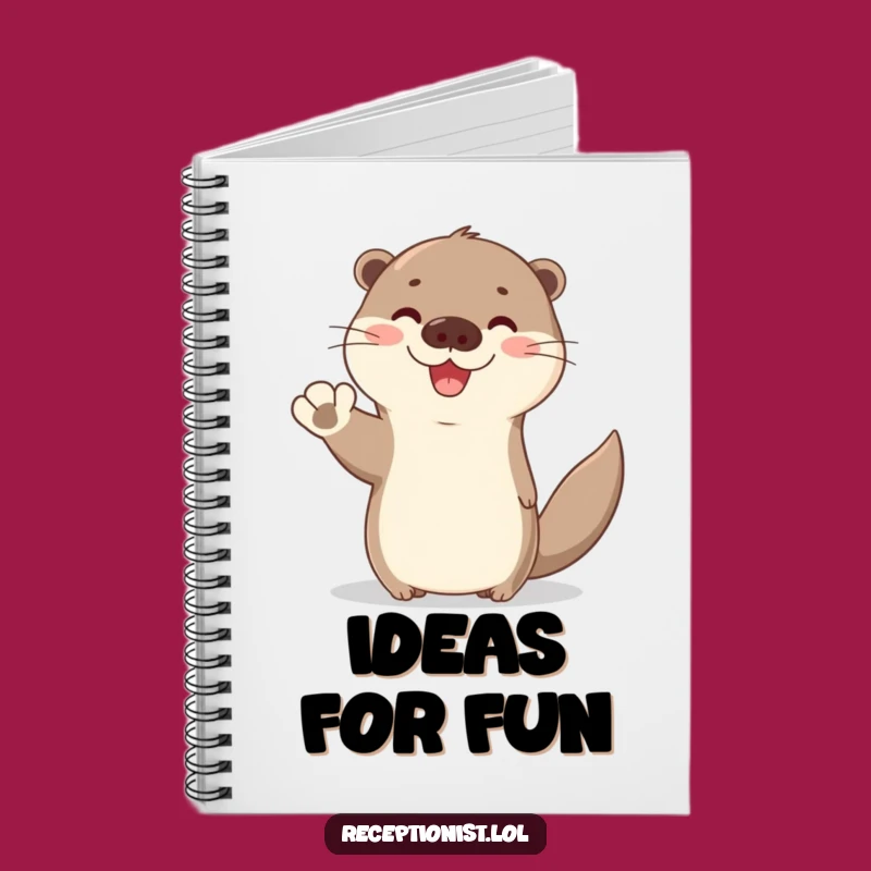 Funny Otter Greeting Notebook: Hilarious Gift for Friendly Notes