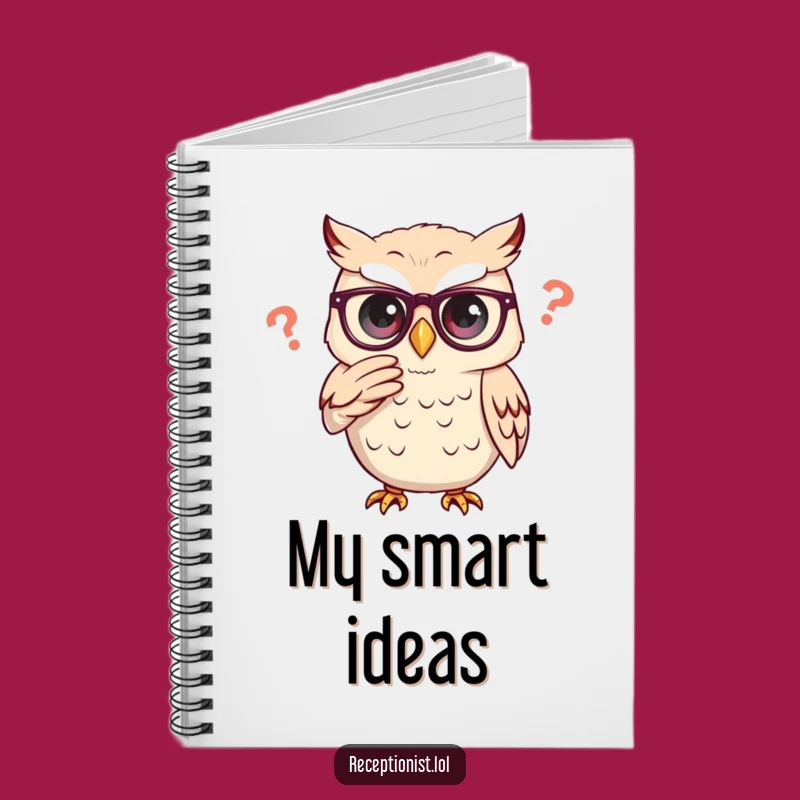 Funny Owl Journal: Jot Down Thoughts with Wise Consideration