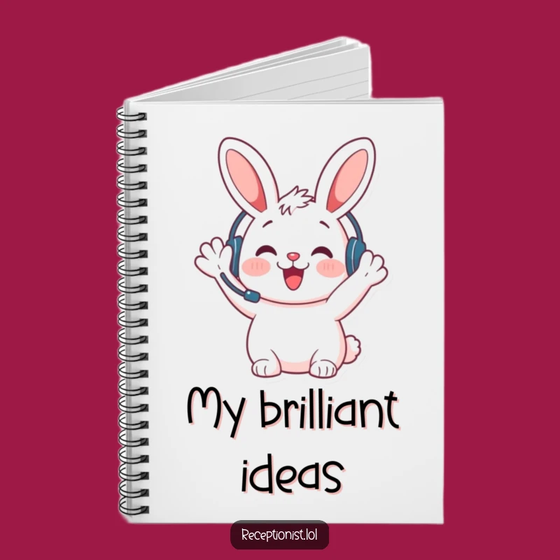 Funny Bunny Welcome Notebook: Jot Down Notes with a Cheerful Buddy!