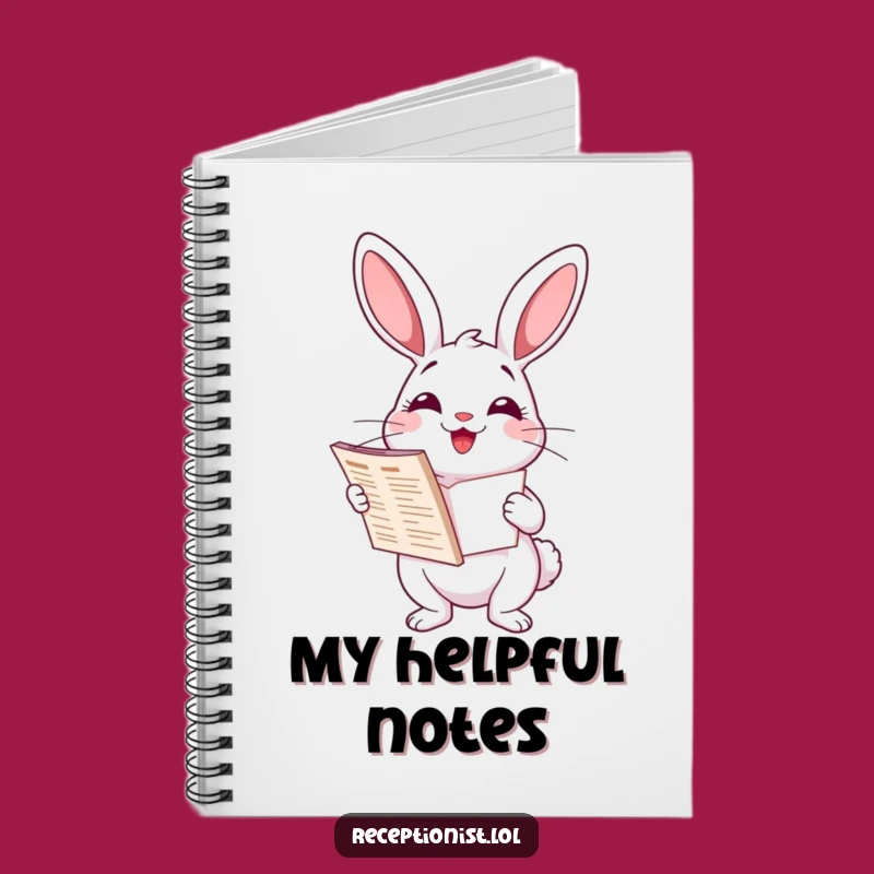 Funny Rabbit Notebook: Hilarious Cartoon for Jotting Down Helpful Notes