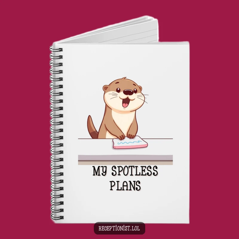 Funny Bouncing Otter Cleaning Notebook: Jot Down Your Sparkling Ideas!