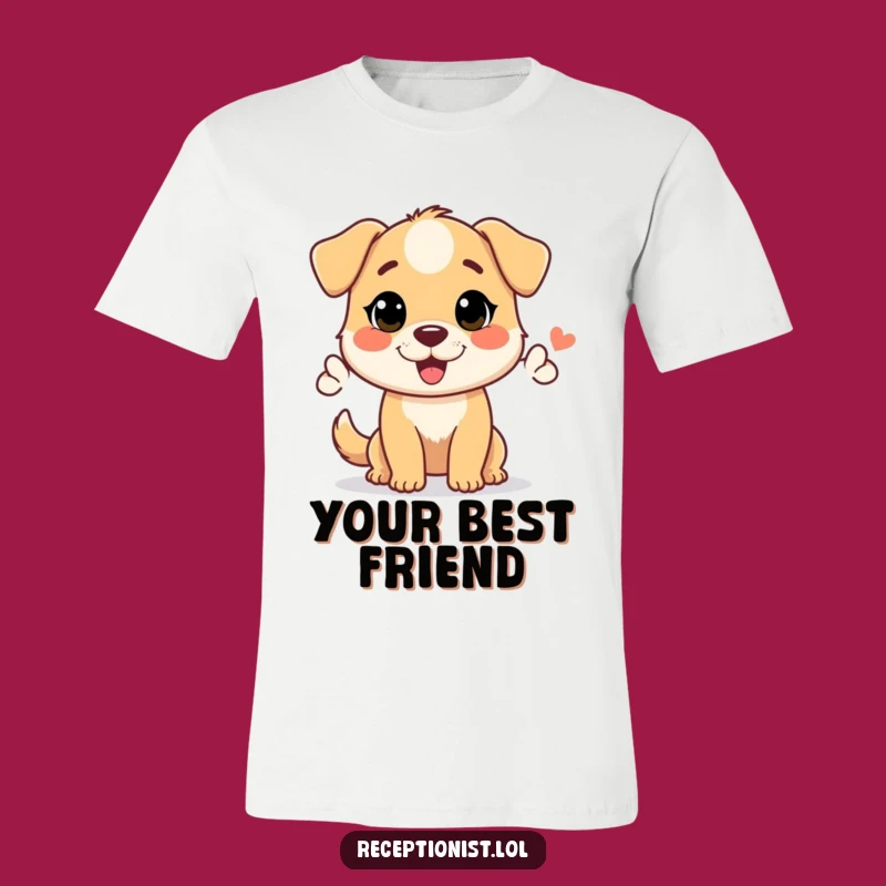 Funny Helpful Dog T-Shirt - Warm Greeting Animal Tee Gift