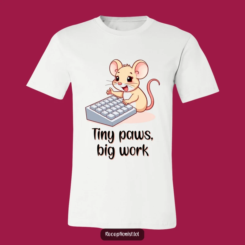 Funny Mouse Keyboard T-Shirt: Humorous Apparel for Tech Enthusiasts