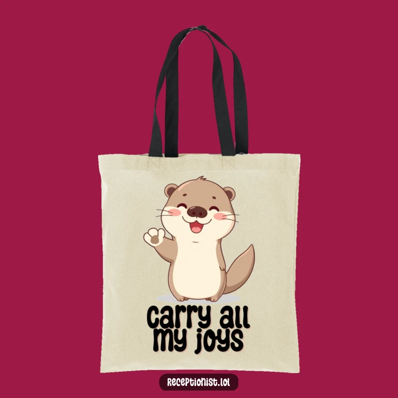 Funny Otter Welcome Tote Bag: A Hilarious and Cheerful Gift for Daily Use